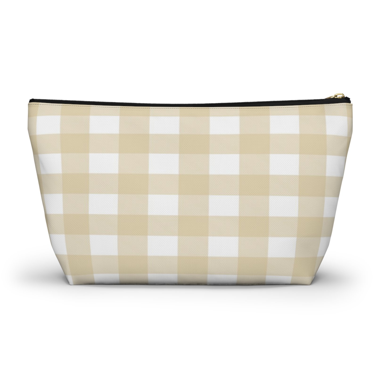 Chic Gingham Accessory Pouch, Stylish Makeup Bag, Travel Organizer, Gift for Her, Handbag Essentials - Image 2