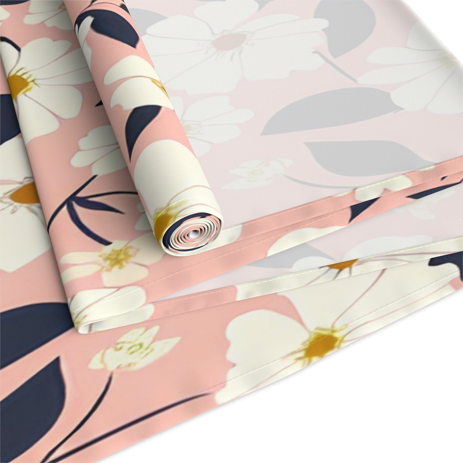 Floral Cotton Table Runner | Elegant Dining decor, Home Table Decoration, Spring Table Setting, Perfect for Events & Gatherings - Image 15