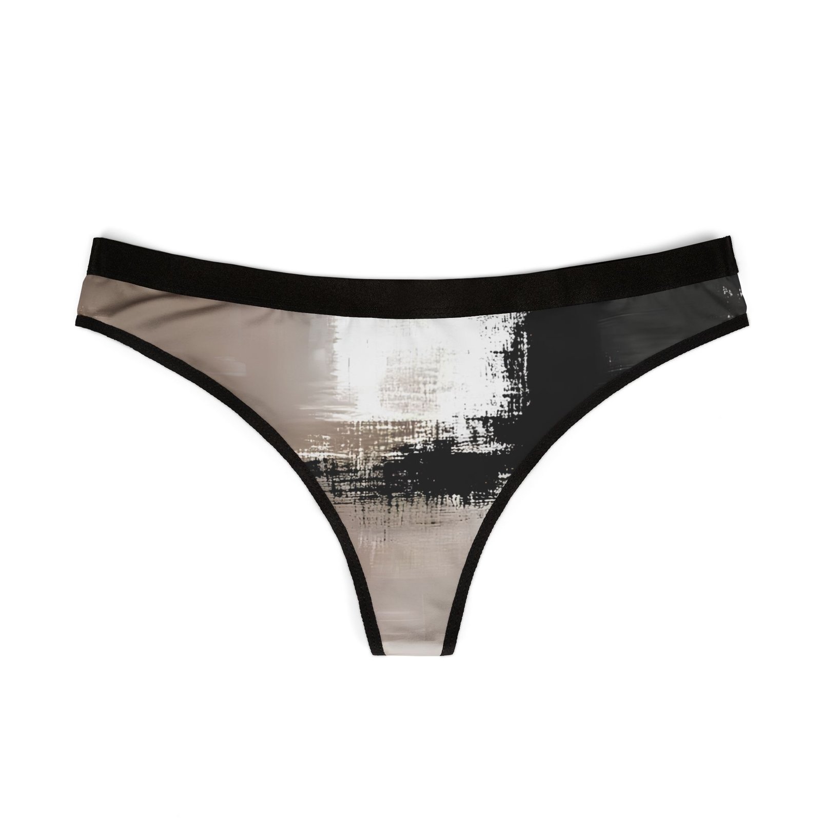 Stylish Abstract Women's Thongs, Modern Underwear, Comfortable Lingerie, Fashionable Intimates, Gift for Her, Date Night Essentials