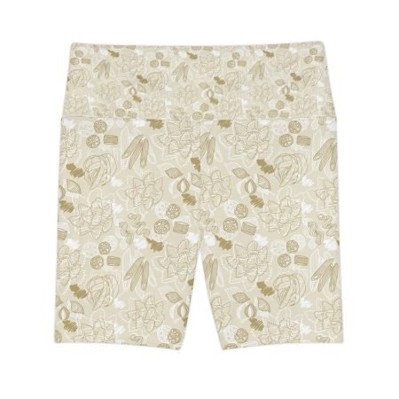 Floral Women's Workout Shorts, Active Shorts for Yoga, Fitness Gear, Summer Sportswear, Great for Casual Outings, Gifts for Her