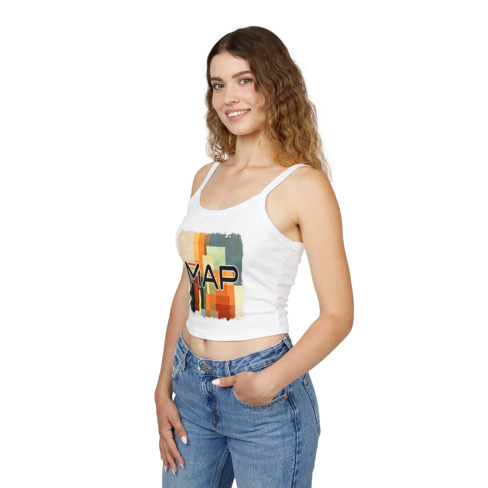 Women's Spaghetti Strap Tank Top - Image 4