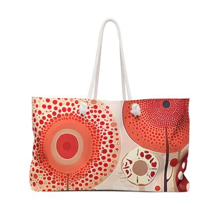 Vibrant Floral Weekender Bag for Travel, Gym, Beach, Overnight, Gift