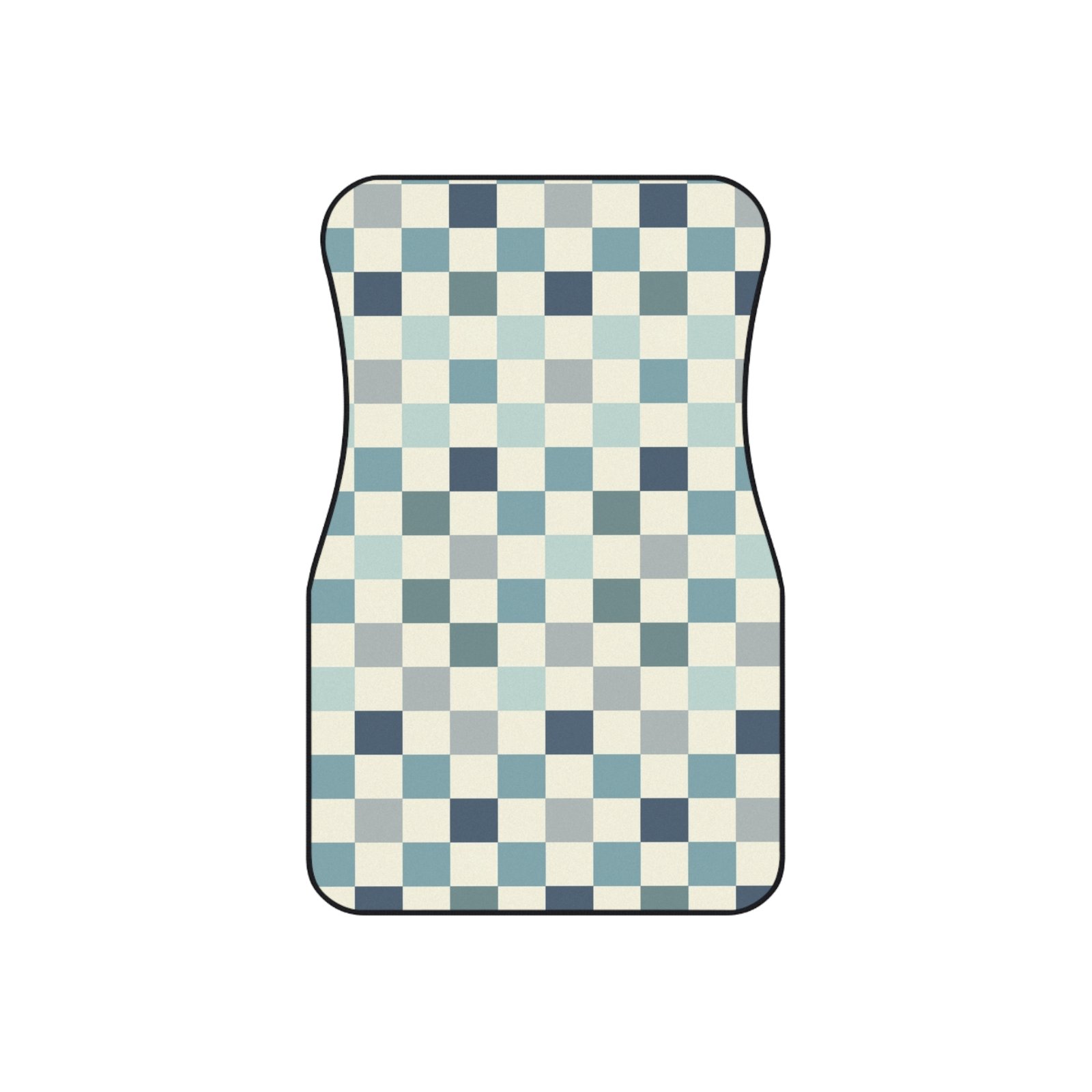 Stylish Car Mats Set, Checkerboard Floor Mats for Cars, Custom Auto Accessories, Gift for Car Lovers, Unique Car Decor - Image 2