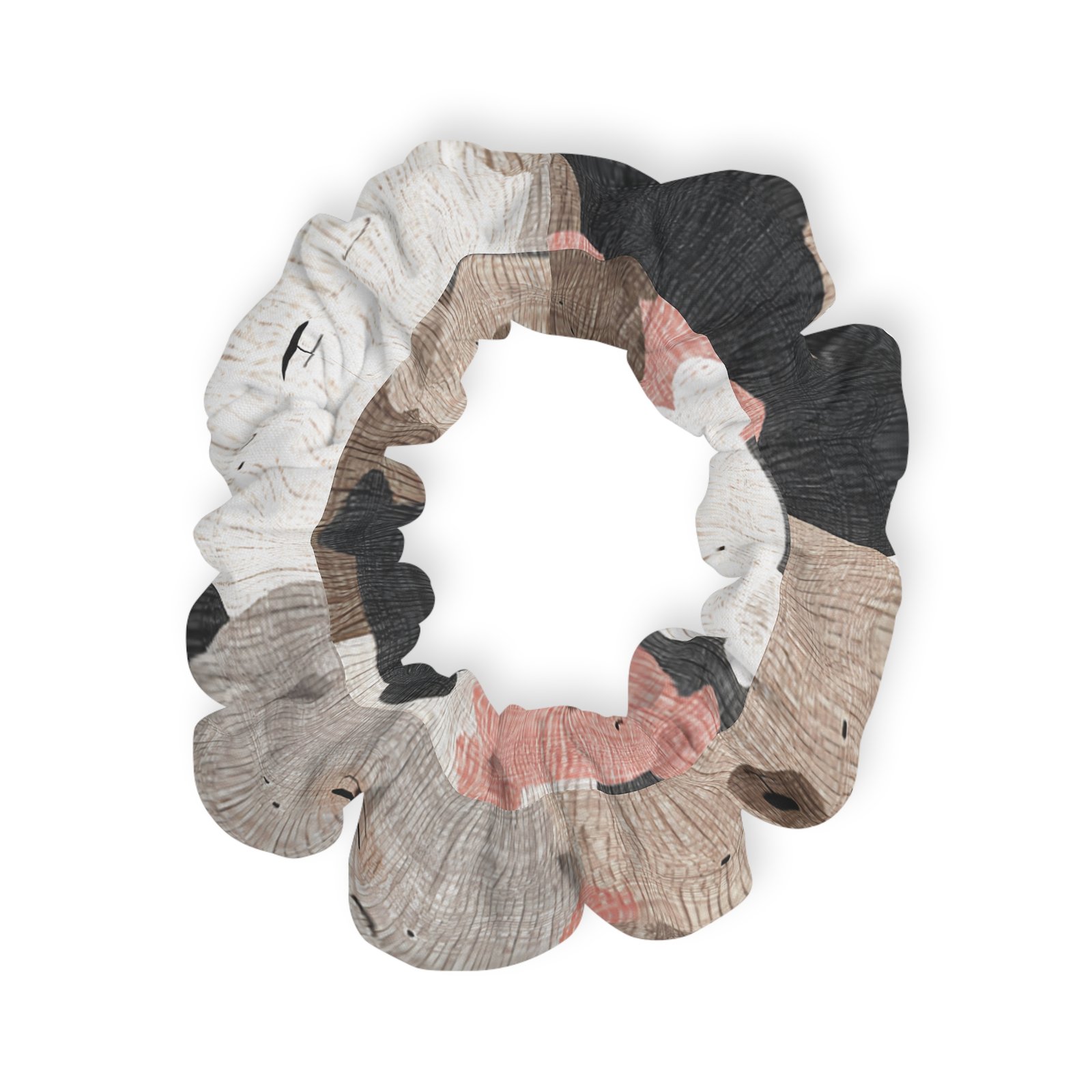 Chic Abstract Scrunchie - Trendy Hair Accessory, Fashion Scrunchie, Cute Ponytail Holder, Fun Gift, Stylish Hair Ties - Image 2