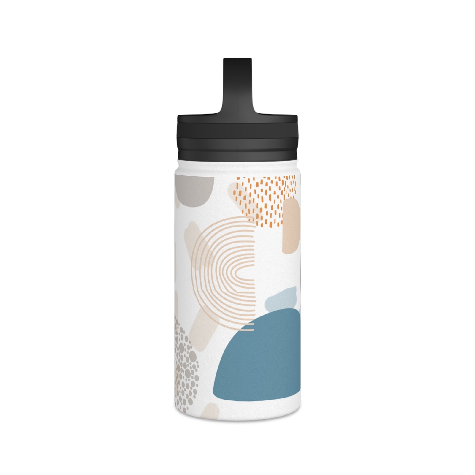 Modern Abstract Stainless Steel Water Bottle, Eco-Friendly Drinkware, Fitness Hydration, Travel Accessory, Unique Gift - Image 3
