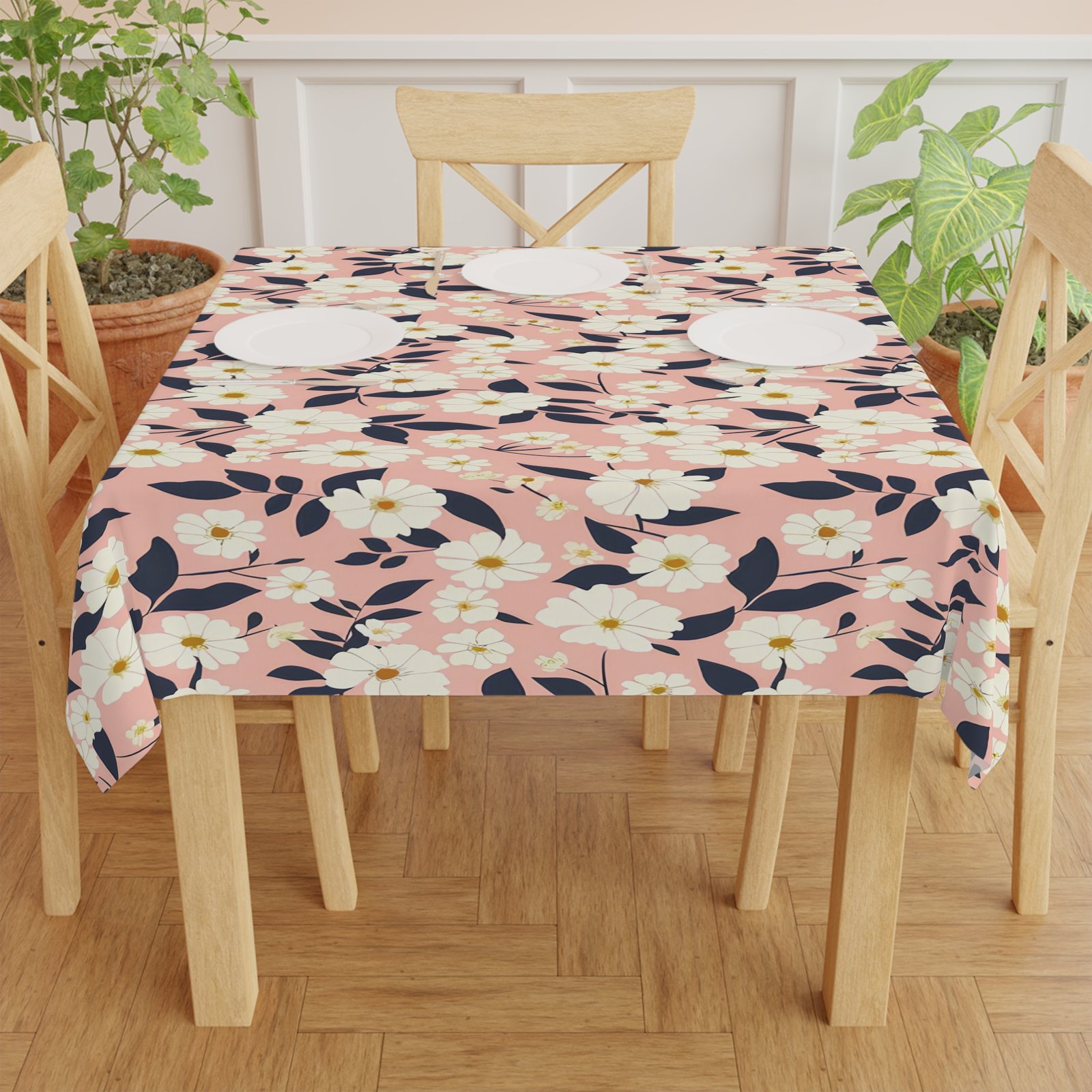 Floral Tablecloth for Dining and Decor, Perfect for Weddings, Picnics, Spring Celebrations, Home Decor, Gift Ideas - Image 3