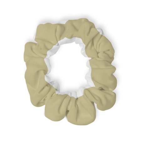 Chic Two-Tone Scrunchie, Hair Accessory, Stylish Hair Tie, Perfect for Everyday Wear, Birthday Gift, Trendy Hair Elastics