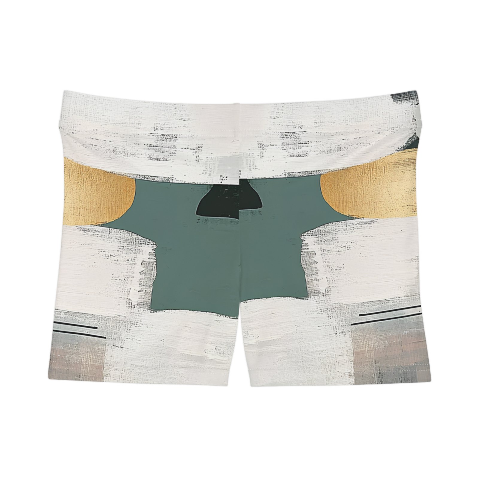 Abstract Women's Shorts, Summer Loungewear, Casual Activewear, Beach Essentials, Gift for Her, Bohemian Style