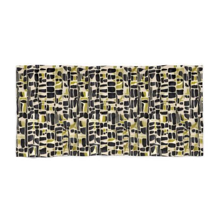 Chic Patterned Beach Towel - Modern Sunbathing Essential, Stylish Pool Accessory, Vibrant Summer Gift, Beach Day Must-Have