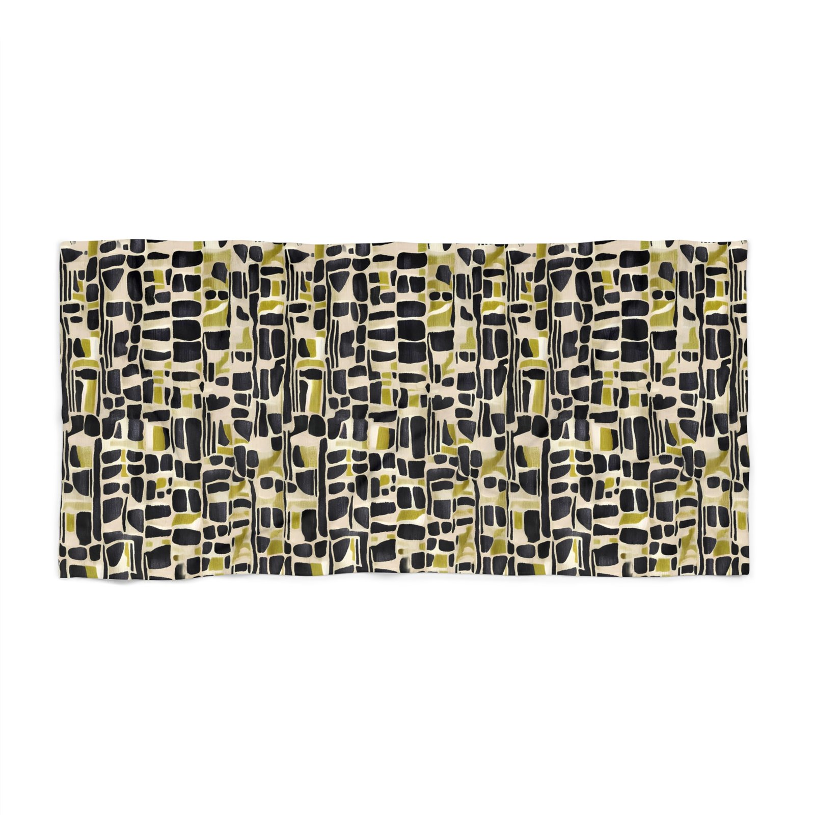 Chic Patterned Beach Towel - Modern Sunbathing Essential, Stylish Pool Accessory, Vibrant Summer Gift, Beach Day Must-Have