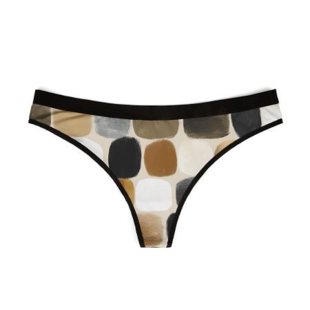 Stylish Women's Thongs - Comfortable AOP Underwear for Everyday Wear, Great for Lingerie Gifts, Fashion Essentials, Modern Prints, [...]