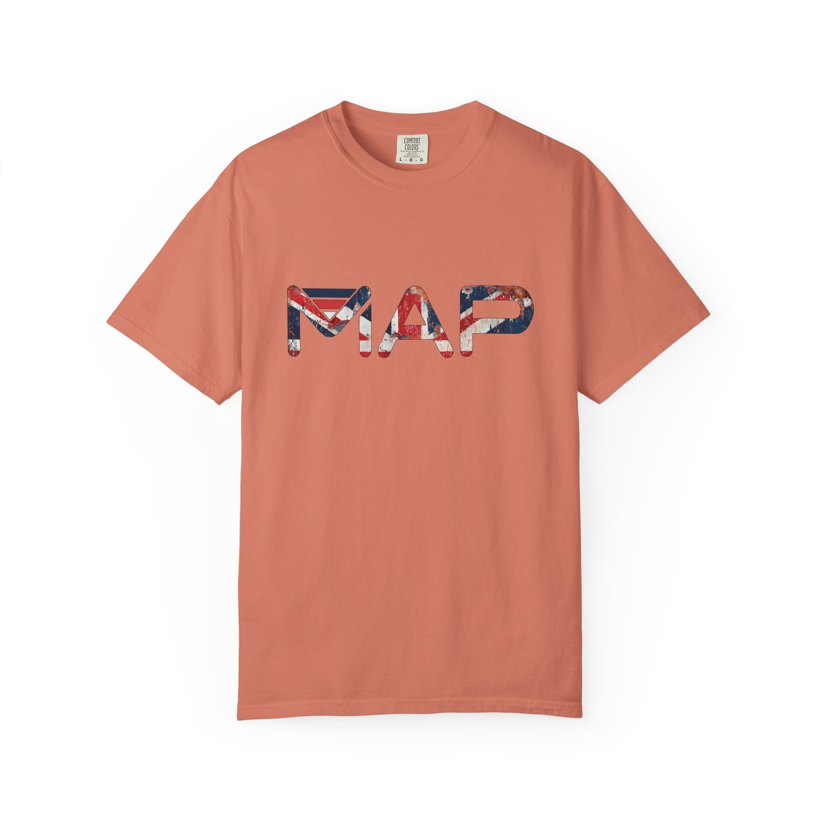 Map Graphic Unisex Garment-Dyed T-Shirt, Travel Tee, Casual Wear, Adventure T-Shirt, Gift for Travelers, Summer Wardrobe - Image 5