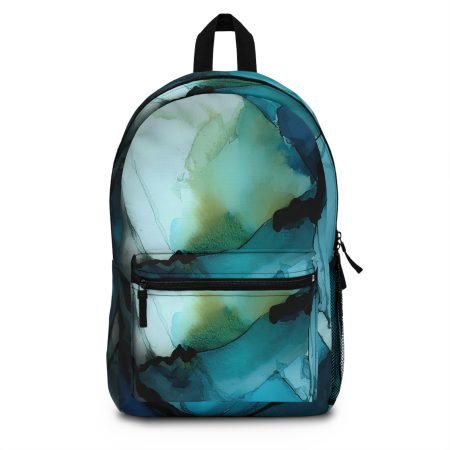 Stylish Watercolor Backpack for Travel, School, Hiking, Tote Bag, Unique Gift, Trendy Accessory, Art-Inspired Design
