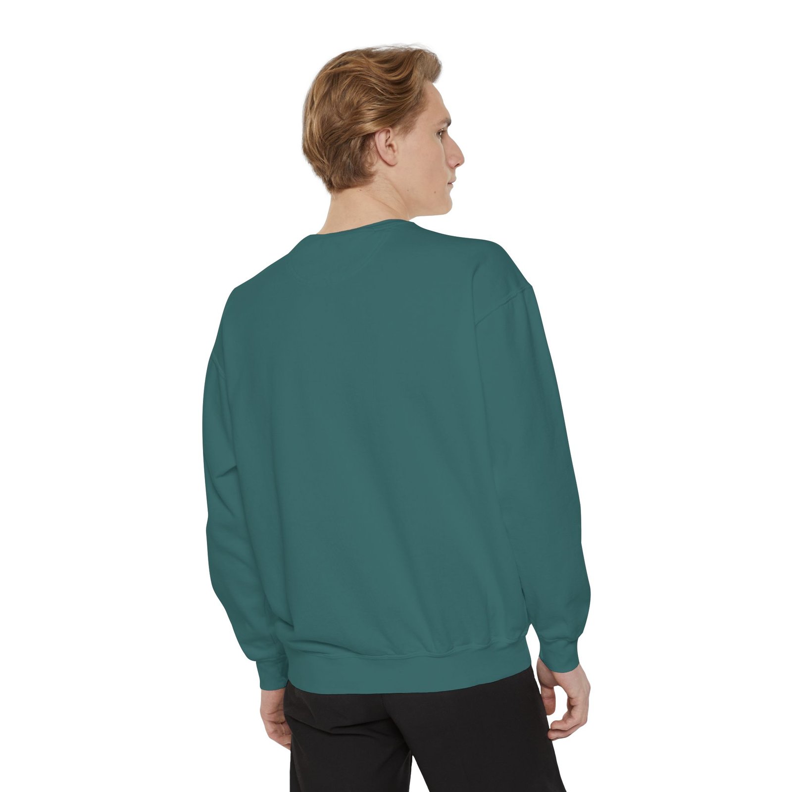 Map-Inspired Unisex Garment-Dyed Sweatshirt | Cozy Casual Wear, Perfect for Travel, Gift for Map Lovers, Fall Fashion, Unisex Sweaters - Image 24