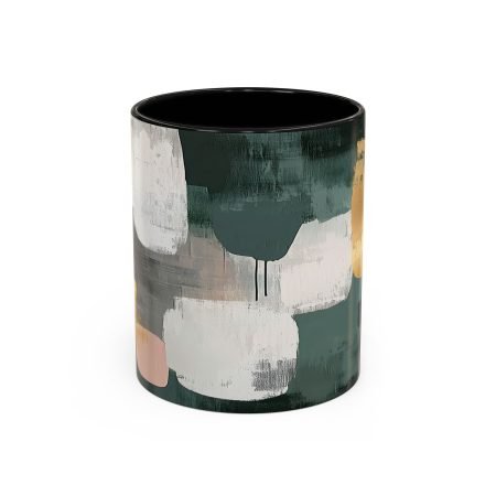 Abstract Art Coffee Mug, Unique Ceramic Mug, Modern Home Decor, Gift for Coffee Lovers, Artistic Drinkware