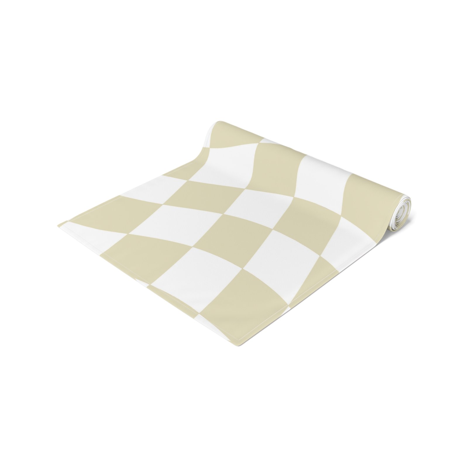 Chic Cotton/Poly Table Runner, Modern Checkered Design for Dining Room Decor, Perfect for Holidays and Gatherings, Table Decor - Image 10