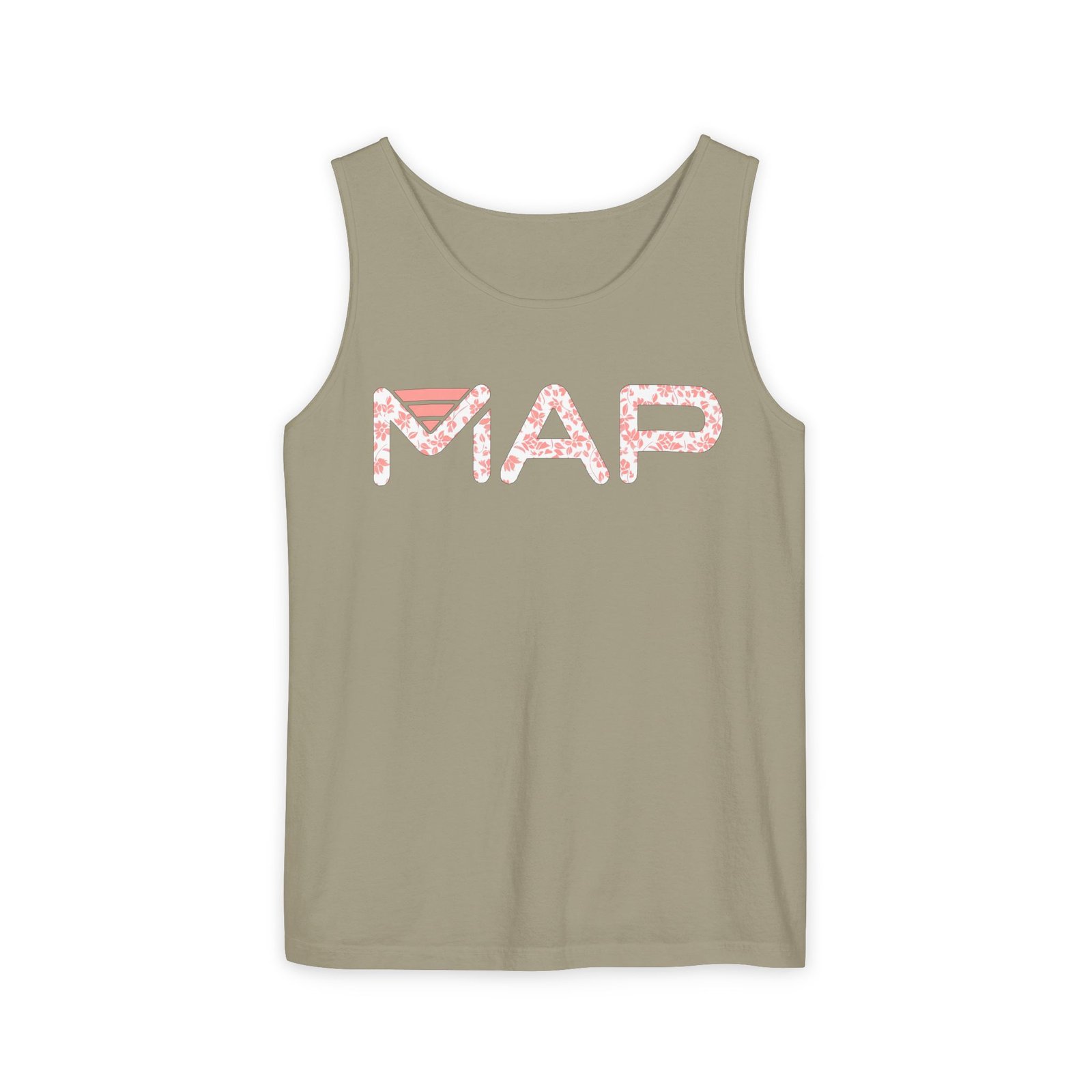Garment-Dyed Tank Top with MAP Design, Comfortable Summer Tee, Casual Wear, Travel Shirt, Map Lover Gift - Image 29