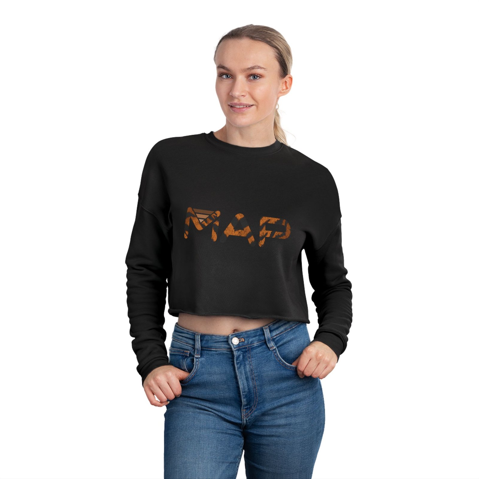Women's Cropped Sweatshirt - Image 12