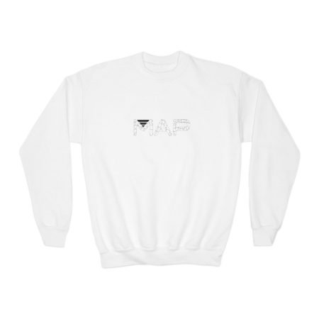 Youth Crewneck Sweatshirt, Cozy Layer for Kids, Casual Everyday Wear, Perfect Gift for Birthdays, Holidays, Fun & Stylish