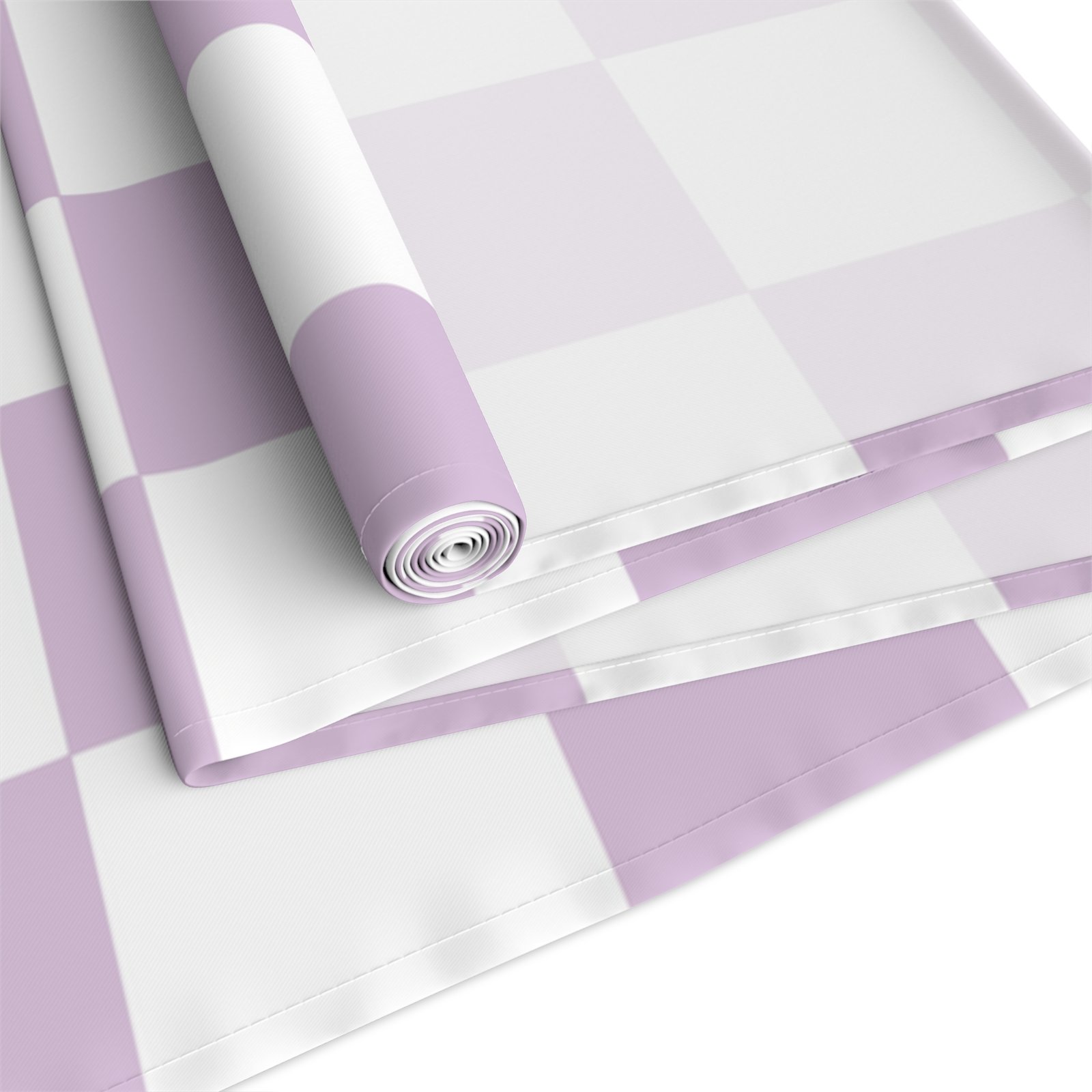 Chic Purple Checkered Table Runner | Dining Decor, Wedding Centerpiece, Farmhouse Style, Party Table, Holiday Table Setting - Image 15