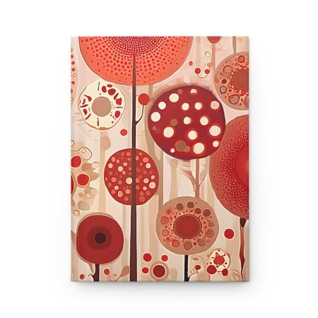 Bohemian Floral Hardcover Journal, Artistic Notebook, Gift for Writers, Journal for Thoughts, Study Planner, Creative Art Diary