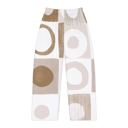 Chic Abstract Women's Pajama Pants, Cozy Loungewear, Modern Sleepwear, Comfortable PJs, Stylish Home Wear