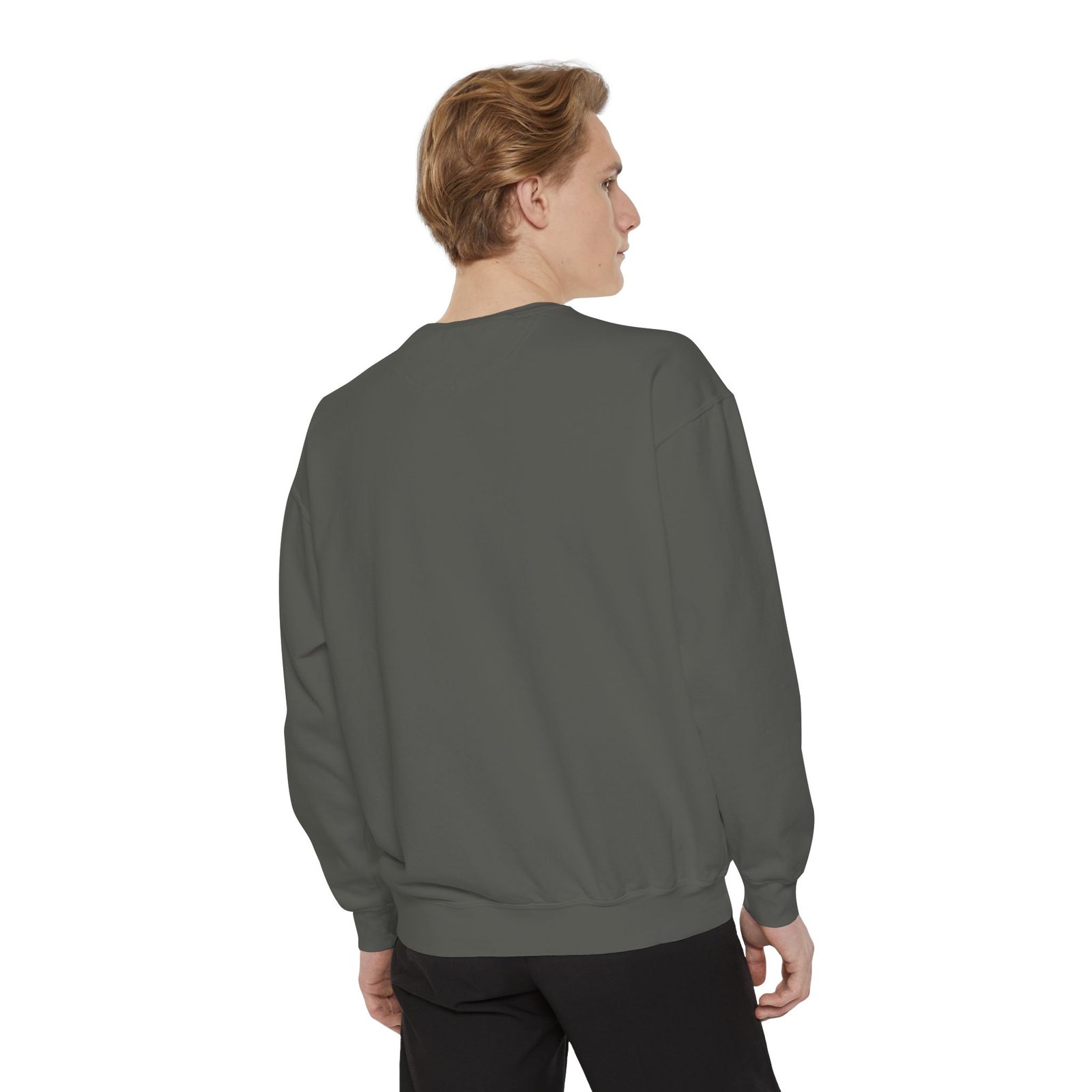 Map-Inspired Unisex Garment-Dyed Sweatshirt | Cozy Casual Wear, Perfect for Travel, Gift for Map Lovers, Fall Fashion, Unisex Sweaters - Image 12