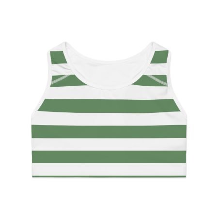 Chic Striped Sports Bra for Active Lifestyle | Workout, Yoga, Fitness, Athleisurewear, Gift for Her
