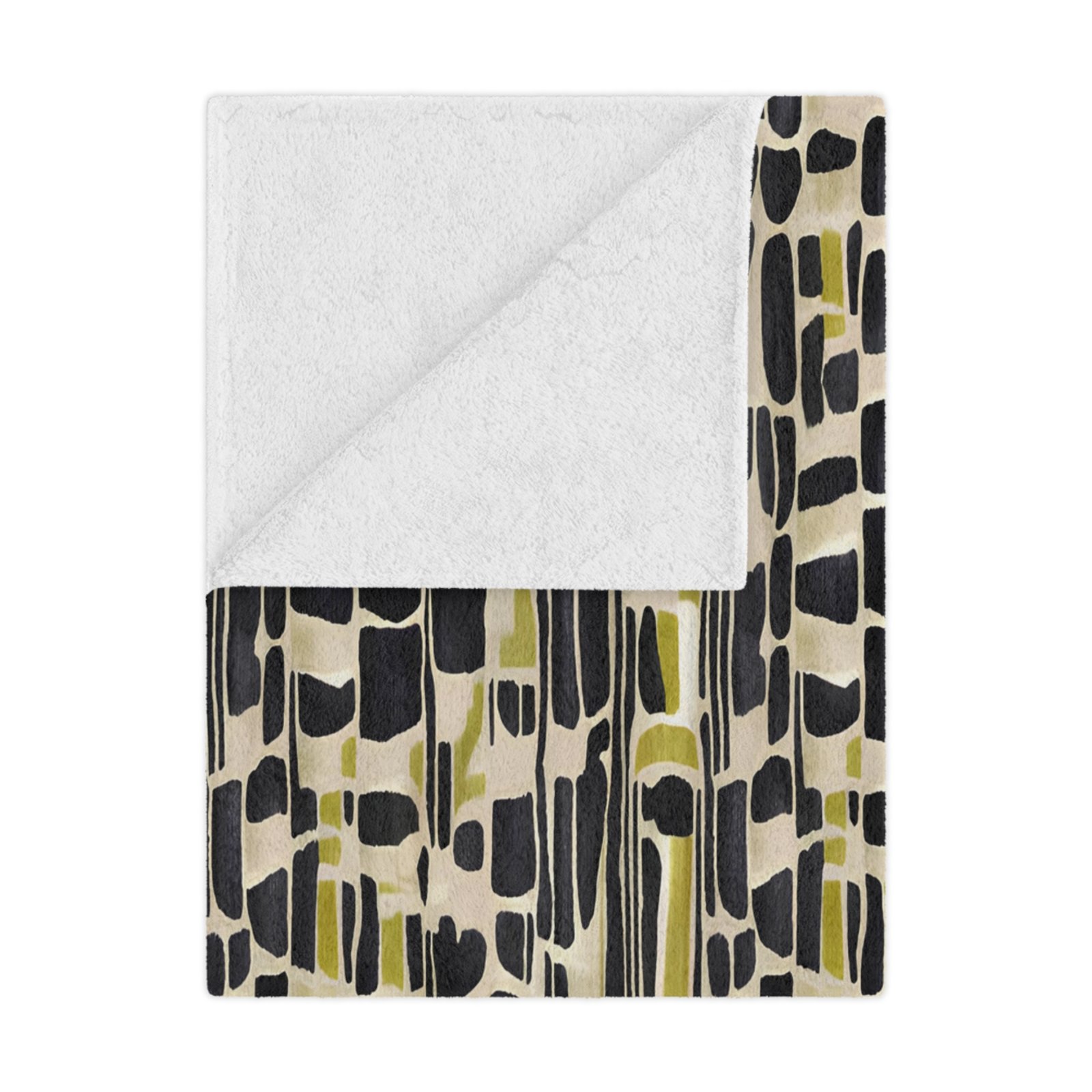 Stylish Minky Blanket with Modern Abstract Design, Cozy Home Decor, Baby Shower Gift, Warm Throw, Nursery Blanket - Image 3