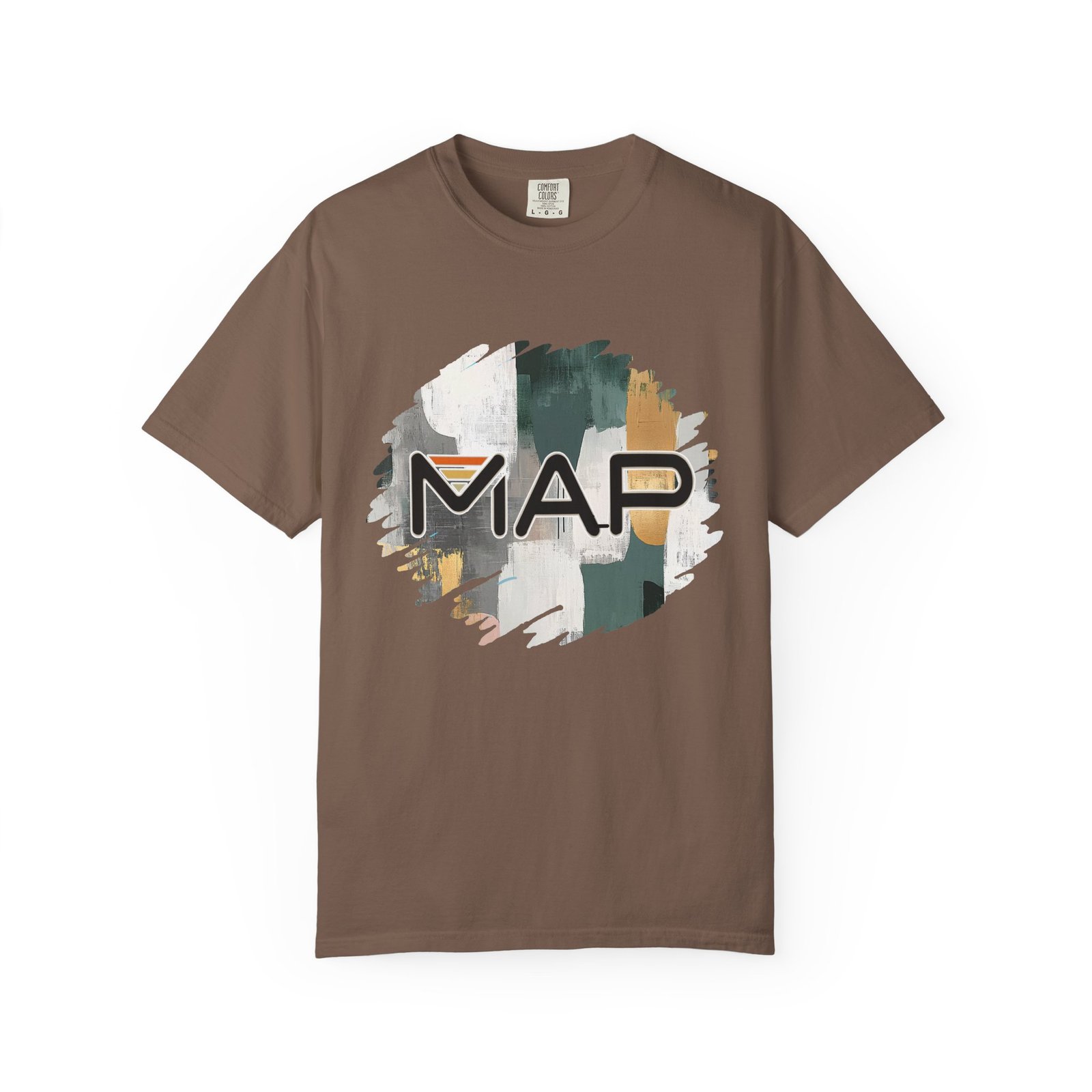 Map-Inspired Unisex Garment-Dyed T-Shirt for Travel Lovers, Casual Wear, Gifts, Outdoor Adventures, Wanderlust Fashion - Image 9