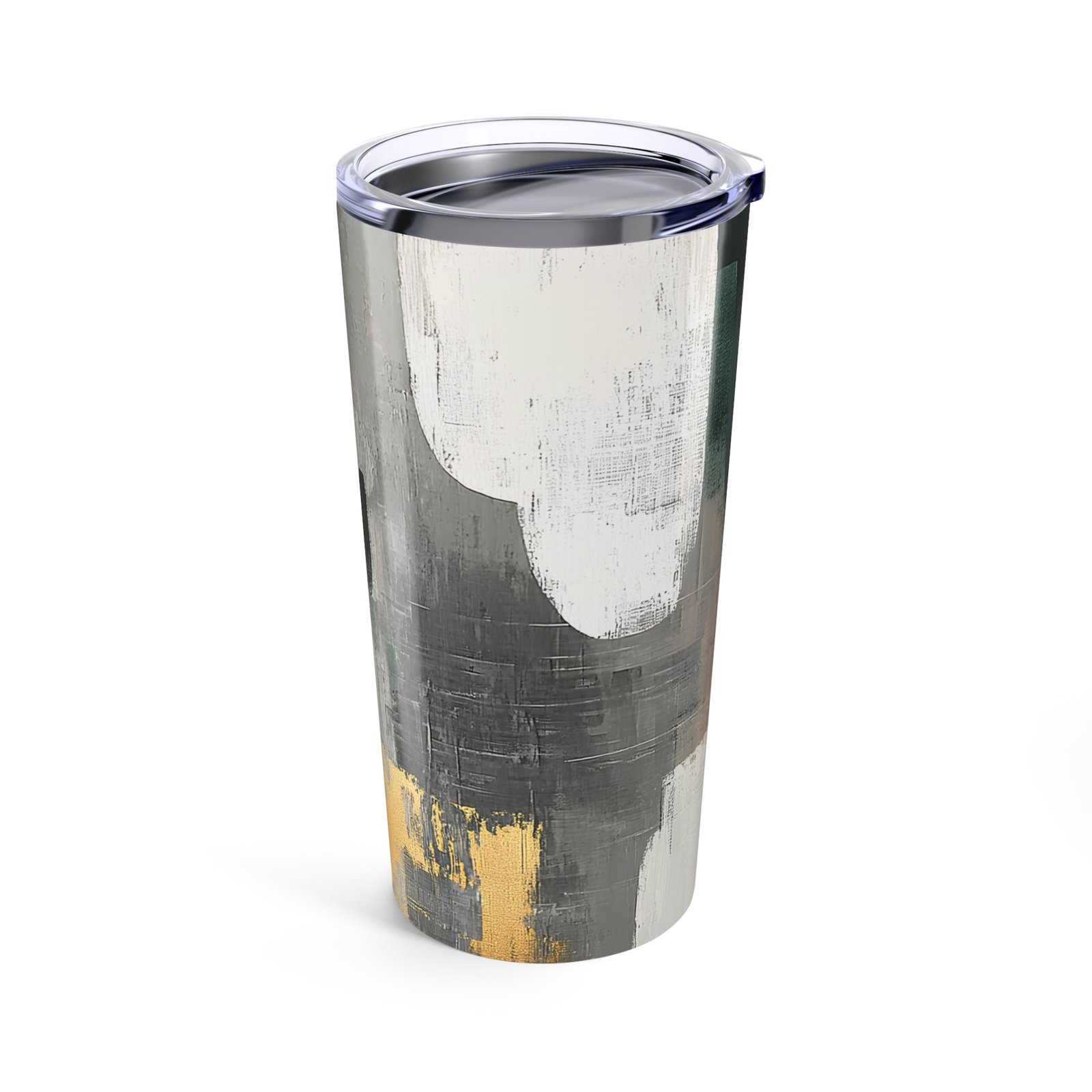 Stylish 20oz Tumbler with Abstract Design, Perfect for Hot or Cold Drinks, Unique Gift for Coffee Lovers, Travel Mug, Eco-Friendly Drinkware - Image 3