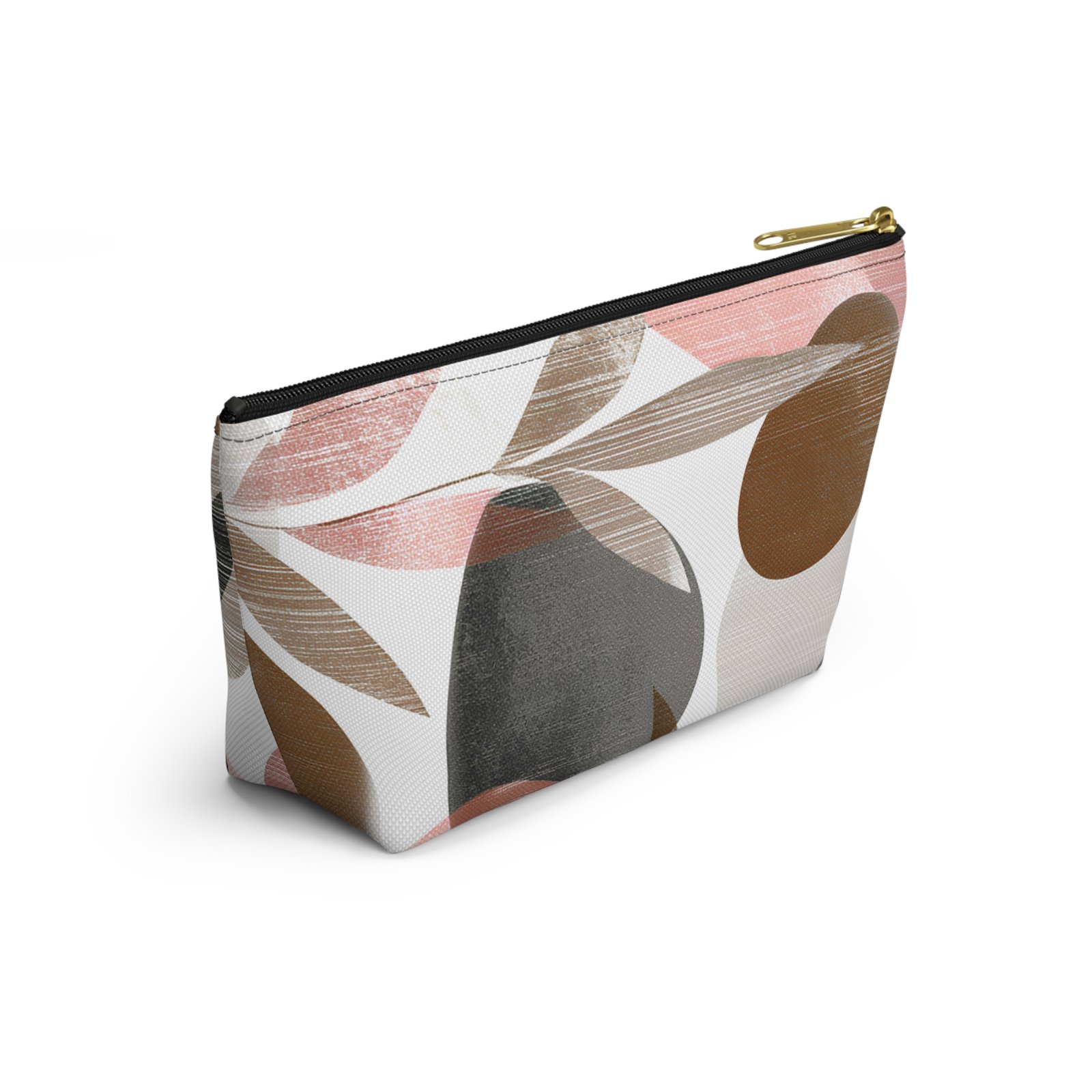 Chic Geometric Accessory Pouch | Stylish Makeup Bag, Travel Organizer, Artful Storage, Gift for Her, Modern Home Decor - Image 4
