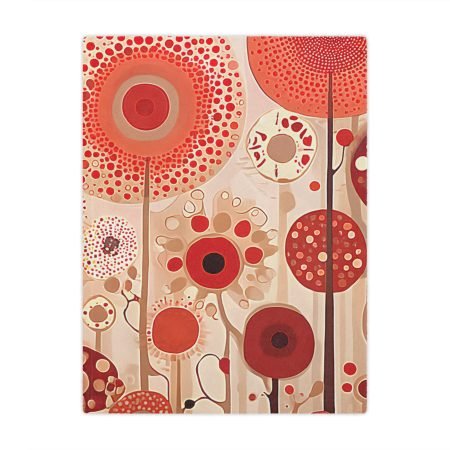 Cozy Floral Minky Blanket, Soft Throw Blanket, Boho Home Decor, Gift for Her, Nursery Essential, Warm Blanket for All Occasions