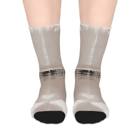 Cozy Beach Vibes Mid-Length Socks, Casual Footwear, Summer Accessories, Gift for Her, Trendy Fashion, Relaxed Lifestyle