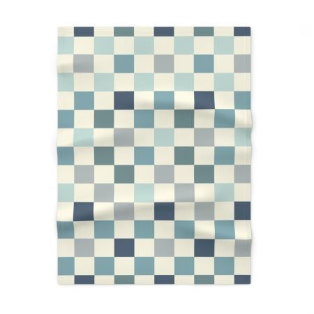 Soft Fleece Baby Blanket in Blue and Cream Checkered Design, Cozy Nursery Throw, Perfect Baby Shower Gift, Soft Infant Comforter, [...]