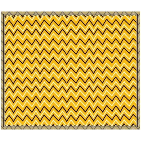 Vibrant Zigzag Quilted Coverlet for Cozy Homes, Bedspread, Throw Blanket, Decorative Bedding, Perfect for Autumn, Gift for Housewarming