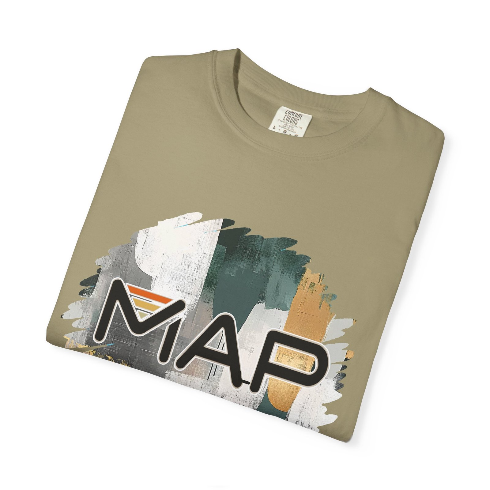 Map-Inspired Unisex Garment-Dyed T-Shirt for Travel Lovers, Casual Wear, Gifts, Outdoor Adventures, Wanderlust Fashion - Image 7