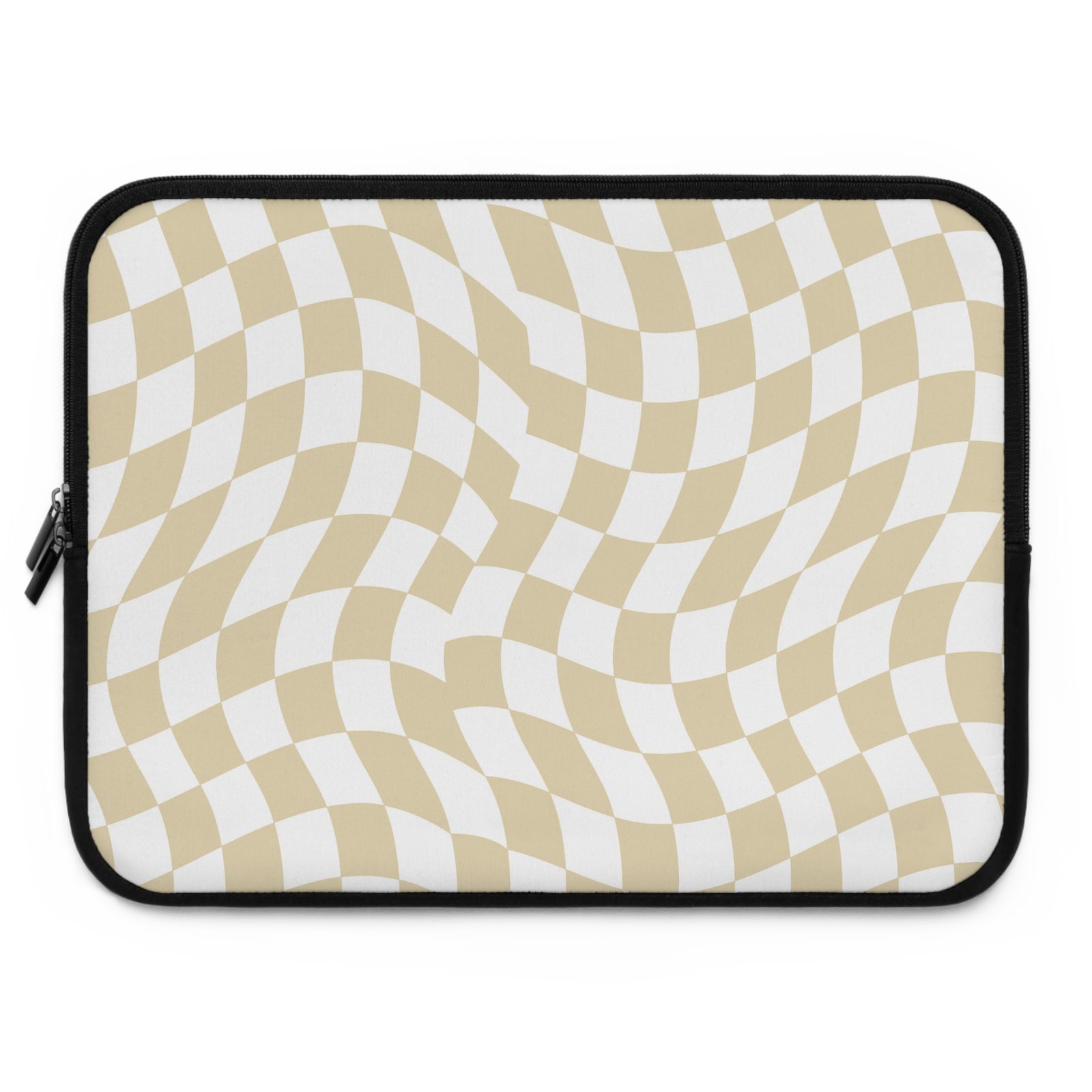 Stylish Laptop Sleeve with Modern Checkered Design, Tech Bag, Computer Case, Gift for Students, Minimalist Laptop Protector - Image 13