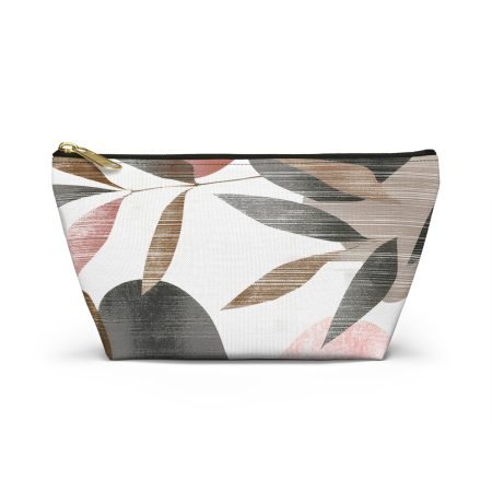 Chic Geometric Accessory Pouch | Stylish Makeup Bag, Travel Organizer, Artful Storage, Gift for Her, Modern Home Decor