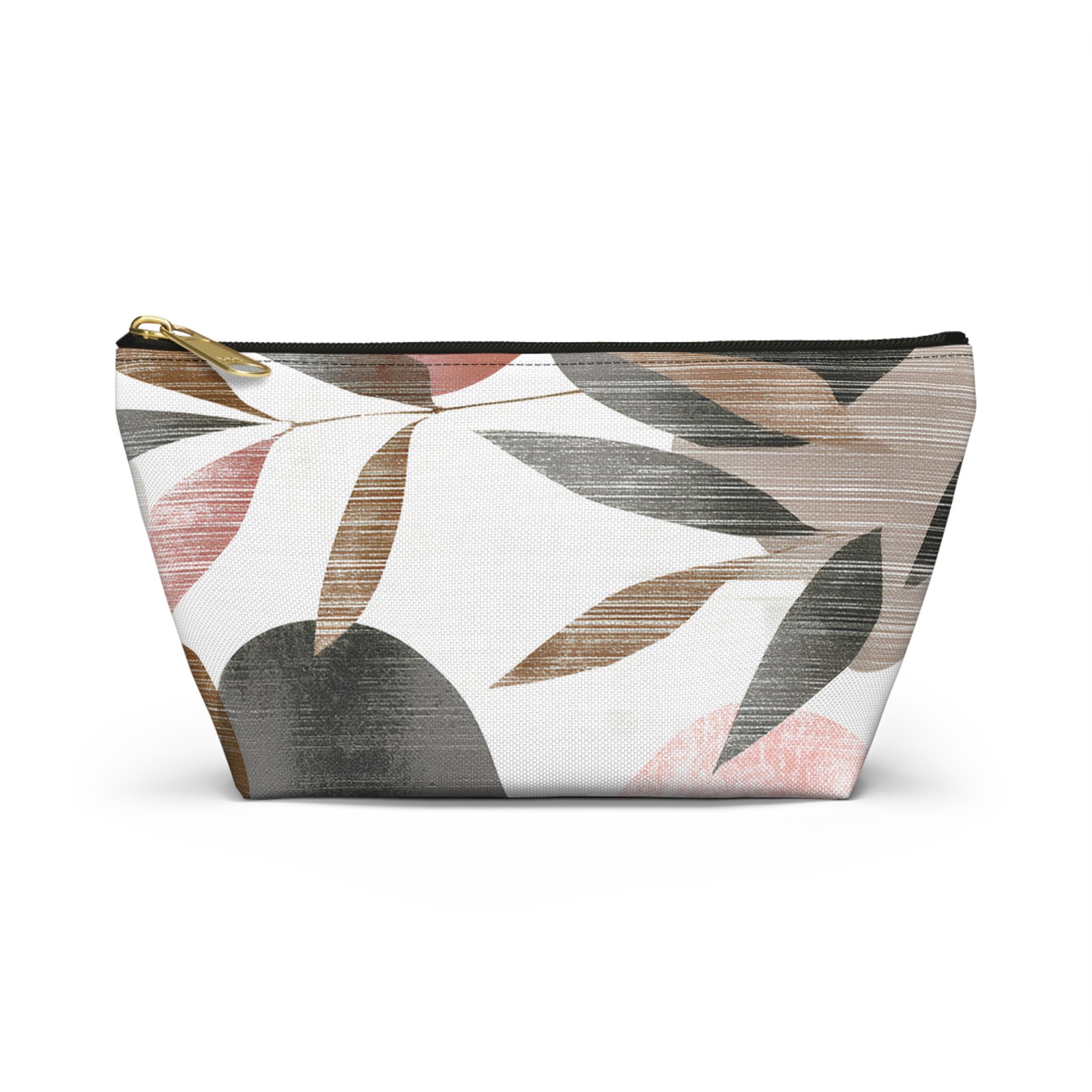 Chic Geometric Accessory Pouch | Stylish Makeup Bag, Travel Organizer, Artful Storage, Gift for Her, Modern Home Decor