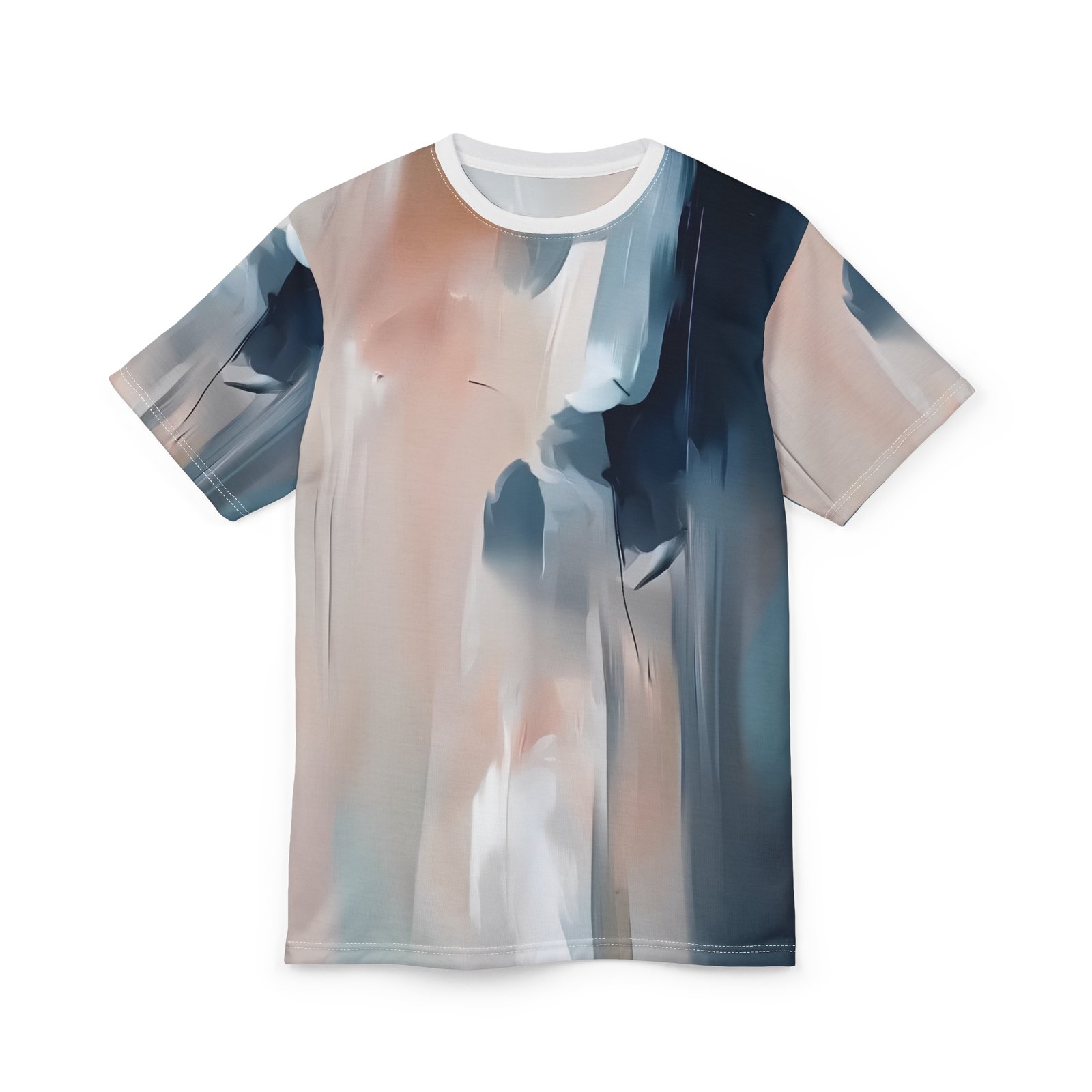 Abstract Art Unisex Tee, Stylish AOP Tee, Trendy Outdoor Shirt, Artistic Graphic Top, Unique Gift for Creative Souls - Image 2