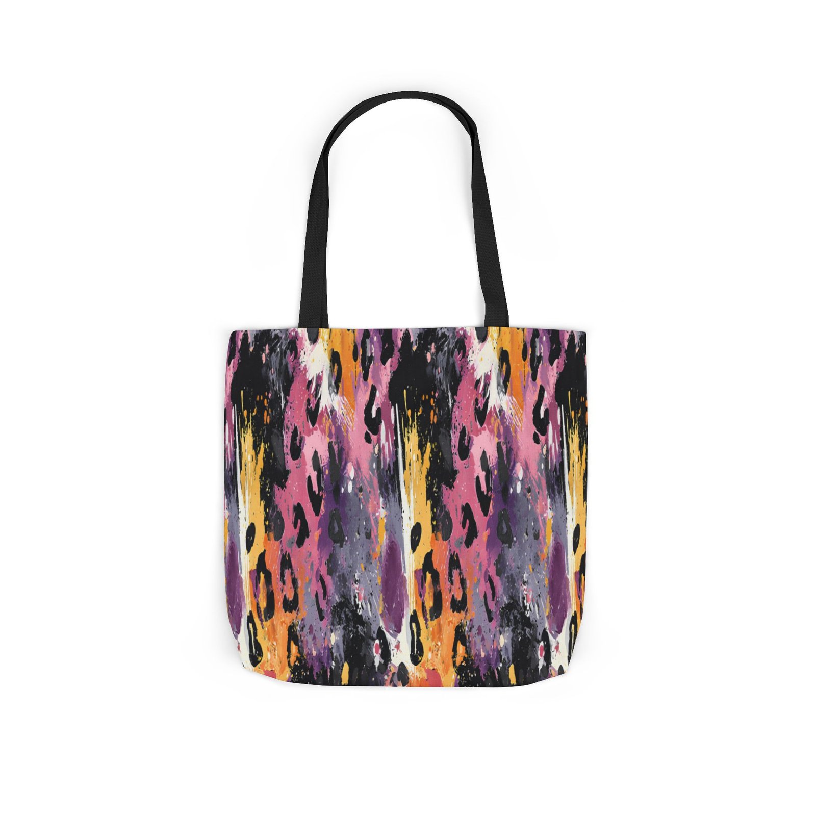 Vibrant Leopard Print Canvas Tote Bag, Colorful Shopping Bag, Stylish Everyday Tote, Eco-Friendly Gift, Beach or Grocery Bag - Image 46