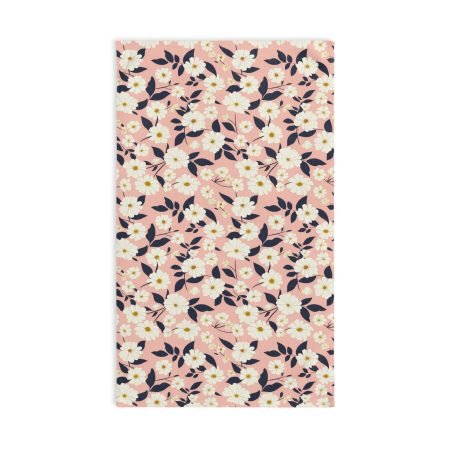 Floral Hand Towel, Vibrant Kitchen Decor, Gift for Hostess, Bathroom Towel, Spring Celebration, Floral Home Accessory