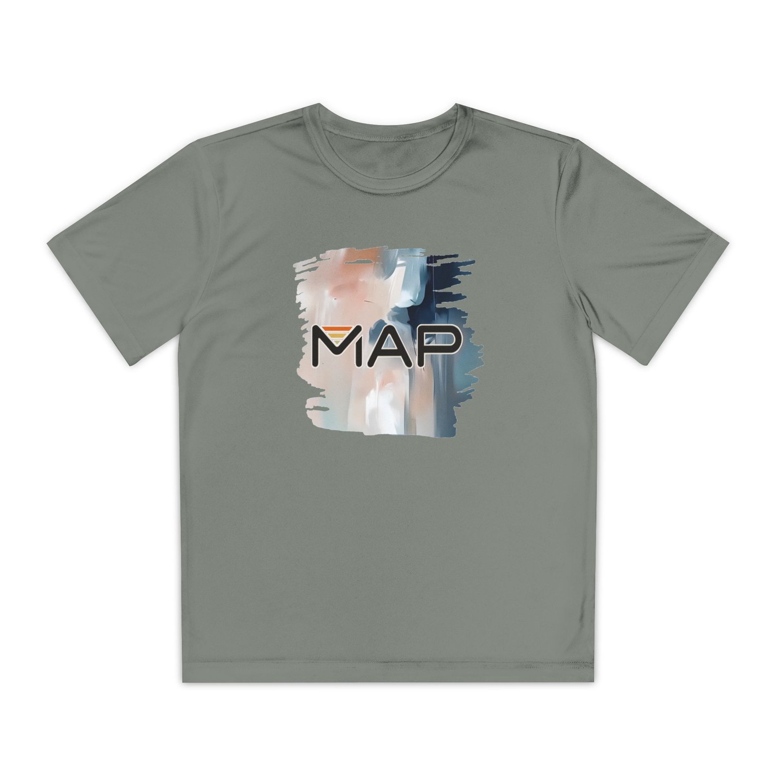 Youth Competitor Tee with MAP Design, Athletic T-Shirt, Sportswear for Kids, Gift for Young Athletes, Summer Activewear - Image 21