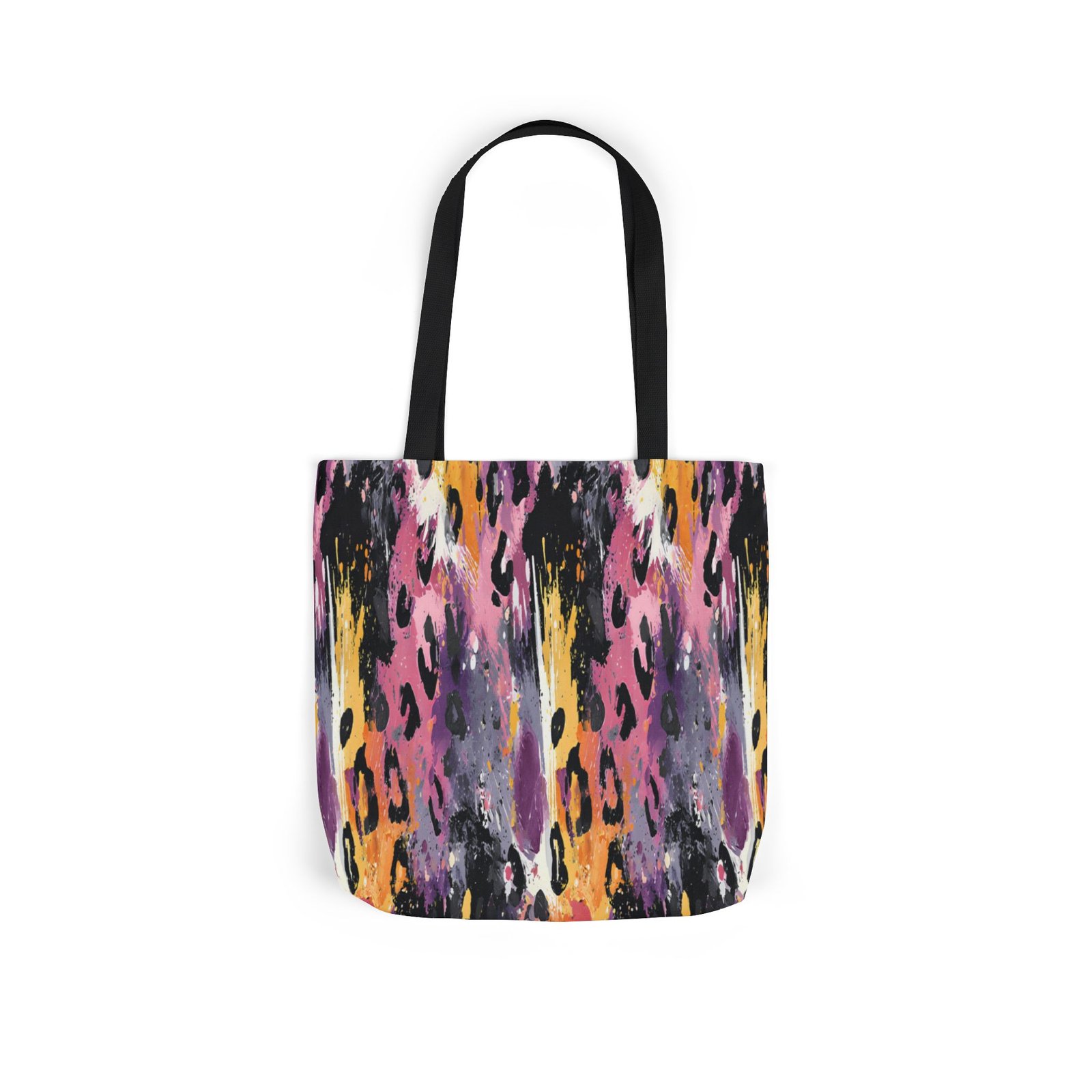 Vibrant Leopard Print Canvas Tote Bag, Colorful Shopping Bag, Stylish Everyday Tote, Eco-Friendly Gift, Beach or Grocery Bag - Image 26