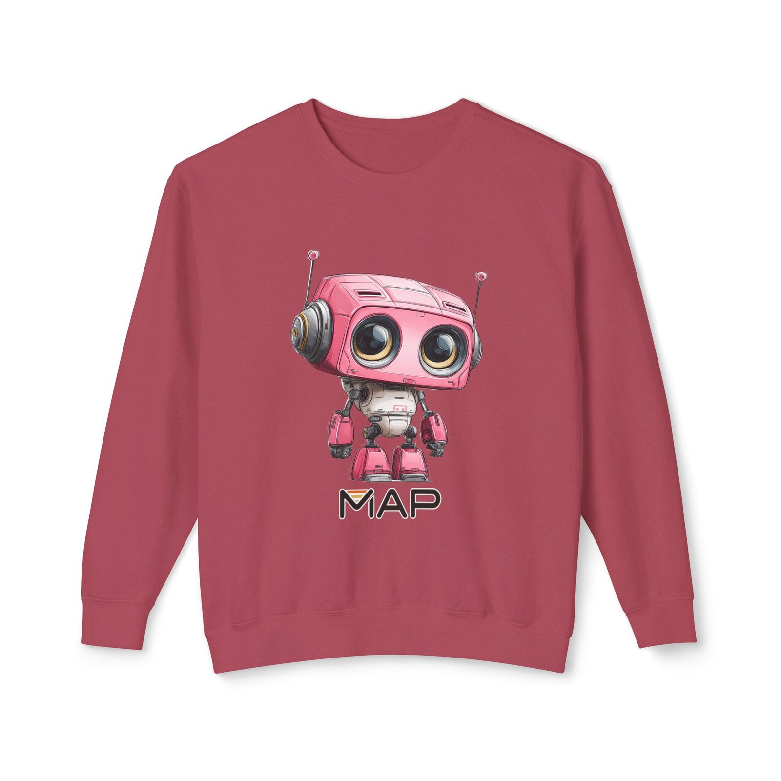 Cute Robot Graphic Sweatshirt, Perfect for Gifts, Casual Wear, Tech Lovers, Fun Hoodie for Friends, Unique Christmas Apparel - Image 41