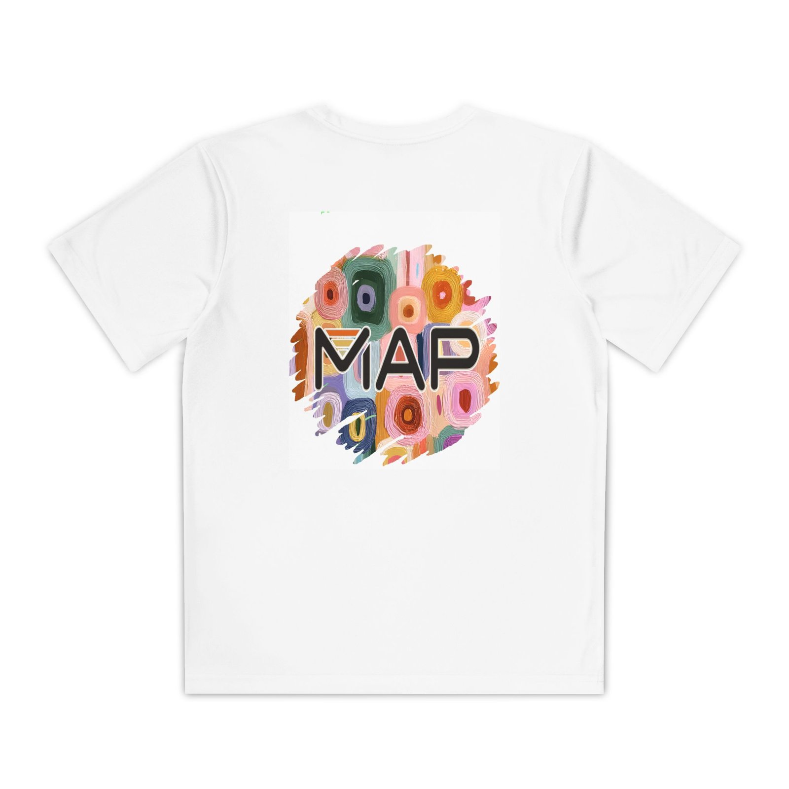 Youth Competitor Tee - Colorful Map Design, Unisex Kids T-Shirt, Perfect for Active Youth, Birthday Gift, Summer Casual Wear - Image 2