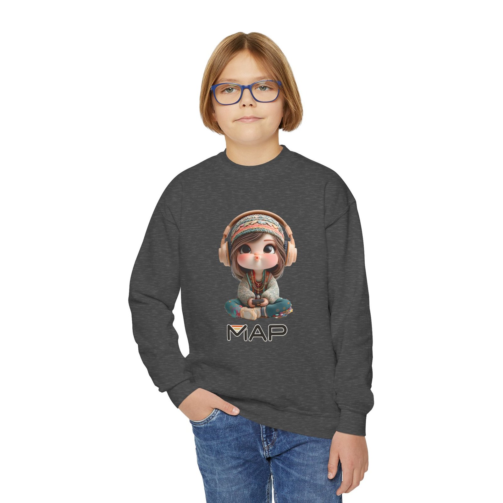 Youth Crewneck Sweatshirt - Image 19