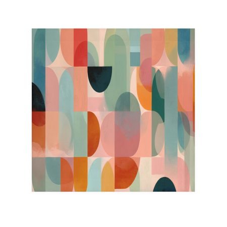 Colorful Abstract Art Face Towel, Bohemian Bathroom Decor, Gift for Her, Spa Facial Towel, Modern Home Accessories