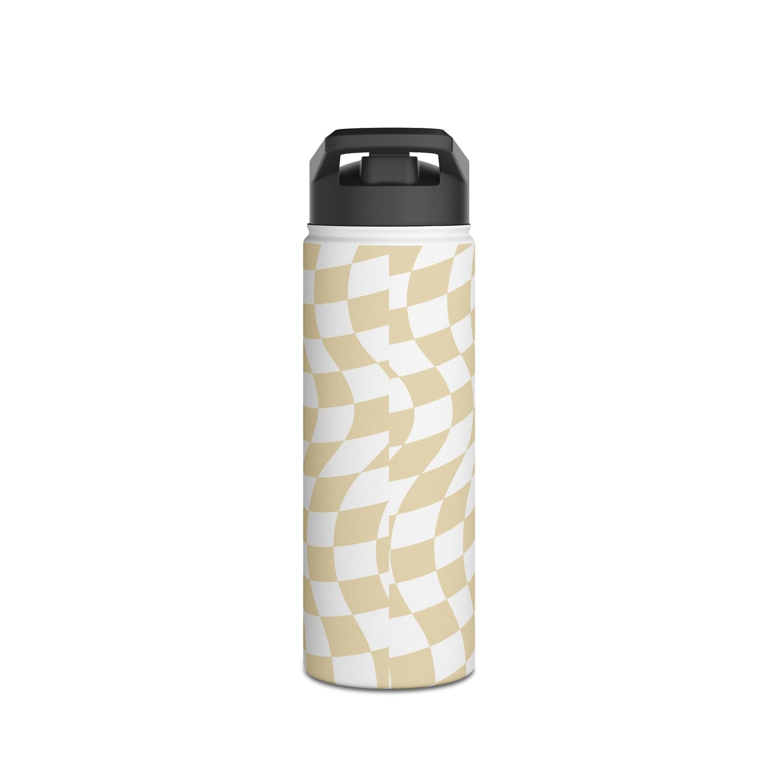 Wavy Pattern Stainless Steel Water Bottle, Stylish Hydration, Eco-Friendly Travel Mug, Unique Gift for Adventurers, Reusable Drink Container - Image 6